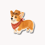 Cowboy Dog Sticker