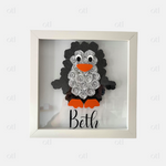 Paper Flower Penguin Manual & Template - 5x7, 8x8, 8x10, 9x9, & 12x12