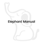 Paper Flower Elephant Manual & Template - 5x7, 8x8, 8x10, 9x9, & 12x12