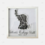 Paper Flower Elephant Manual & Template - 5x7, 8x8, 8x10, 9x9, & 12x12