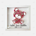 Paper Flower Teddy Bear Manual & Template - 5x7, 8x8, 8x10, 9x9, & 12x12