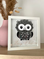Paper Flower Owl Manual & Template - 5x7, 8x8, 8x10, 9x9, & 12x12