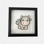 Paper Flower Cow Manual & Template - 5x7, 8x8, 8x10, 9x9, & 12x12