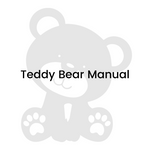 Paper Flower Teddy Bear Manual & Template - 5x7, 8x8, 8x10, 9x9, & 12x12