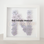 9x9 Initial and Name Manual & Template