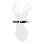 Paper Flower Deer Manual & Template - 8x8, 8x10, 9x9, & 12x12