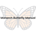 Paper Flower Monarch Butterfly Manual & Template - 5x7, 8x8, 8x10, 9x9, & 12x12