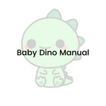 Paper Flower Baby Dino Manual & Template - 5x7, 8x8, 8x10, 9x9, & 12x12